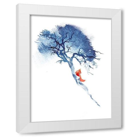 Thereaâ‚¬â„¢s No Way White Modern Wood Framed Art Print by Farkas, Robert