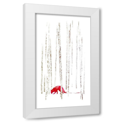 Thereaâ‚¬â„¢s Nowhere to Run White Modern Wood Framed Art Print by Farkas, Robert