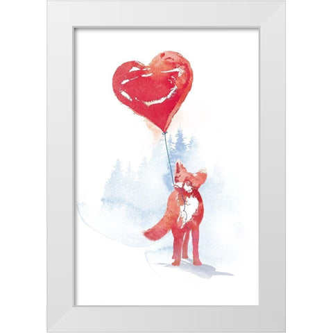This One is For You White Modern Wood Framed Art Print by Farkas, Robert