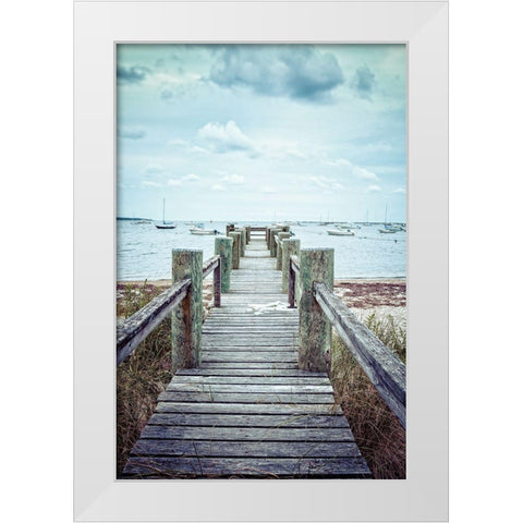 Cape Cod White Modern Wood Framed Art Print by Fielding, Edward M.