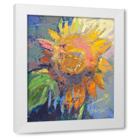 Alberta White Modern Wood Framed Art Print by Forst, Beth A.