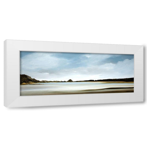 Freedom White Modern Wood Framed Art Print by Fleury, Rick