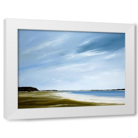 Ovation White Modern Wood Framed Art Print by Fleury, Rick
