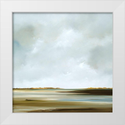 Passages White Modern Wood Framed Art Print by Fleury, Rick