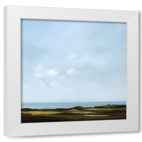 Sanctity White Modern Wood Framed Art Print by Fleury, Rick