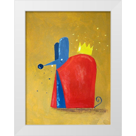 Rat King White Modern Wood Framed Art Print by Filiuta, Robert