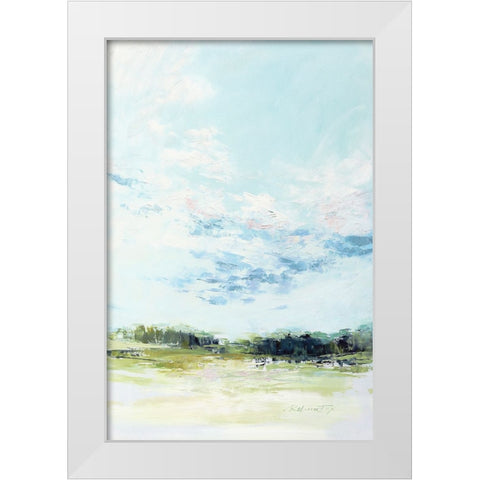 A Moment in Time White Modern Wood Framed Art Print by Fox, Rebecca