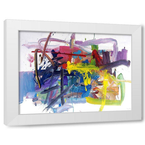 Righteousness Endures White Modern Wood Framed Art Print by Fai, Fong