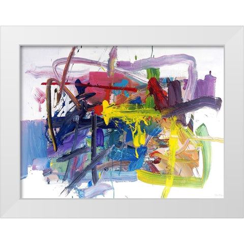Righteousness Endures White Modern Wood Framed Art Print by Fai, Fong