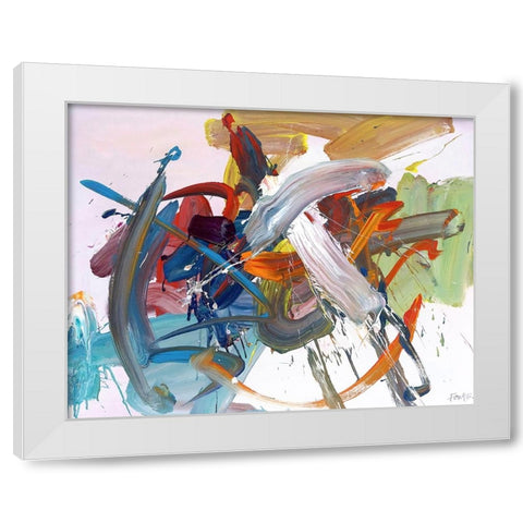 Time Has Wings White Modern Wood Framed Art Print by Fai, Fong