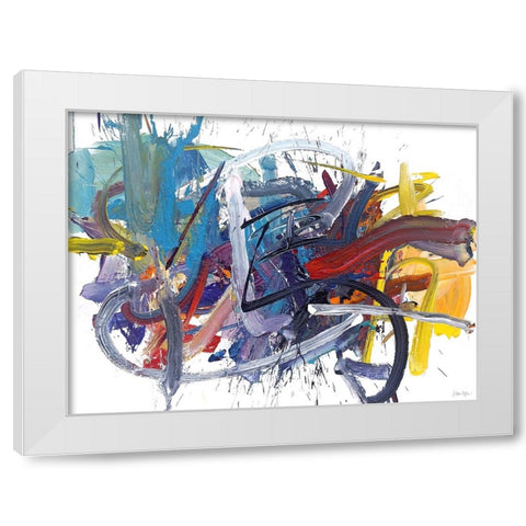 Unruly Moments White Modern Wood Framed Art Print by Fai, Fong
