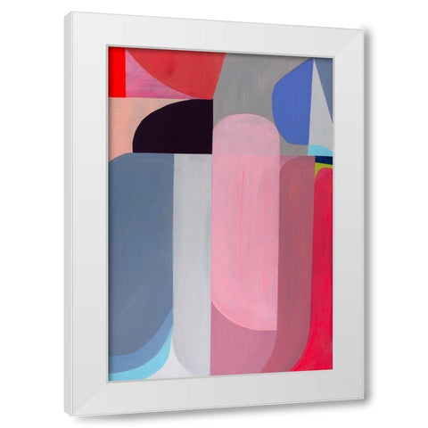 Traumerei White Modern Wood Framed Art Print by Griese, Marion