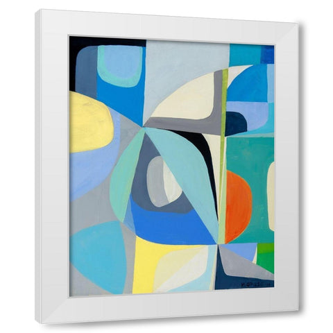Window of Peace White Modern Wood Framed Art Print by Griese, Marion