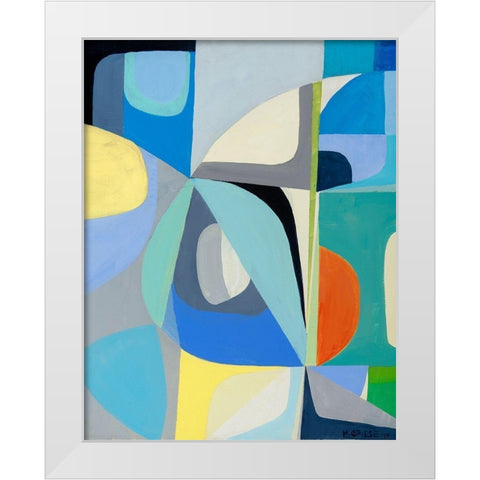 Window of Peace White Modern Wood Framed Art Print by Griese, Marion