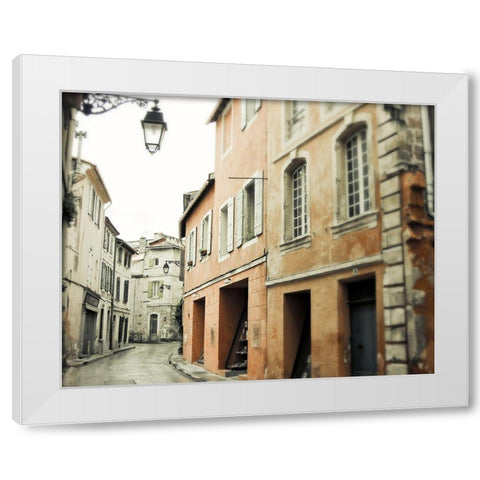 Three Lamps White Modern Wood Framed Art Print by Grainne, Lupen