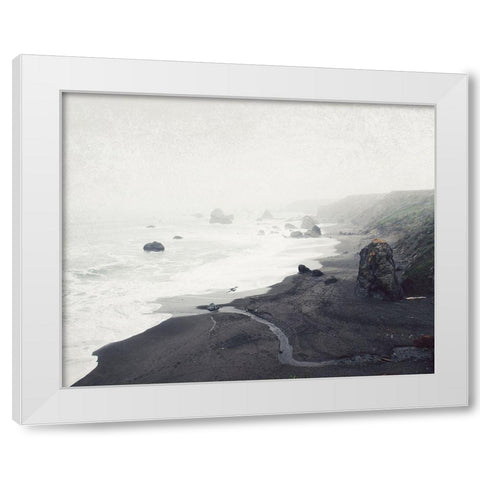 The Sea Cast a Spell White Modern Wood Framed Art Print by Grainne, Lupen