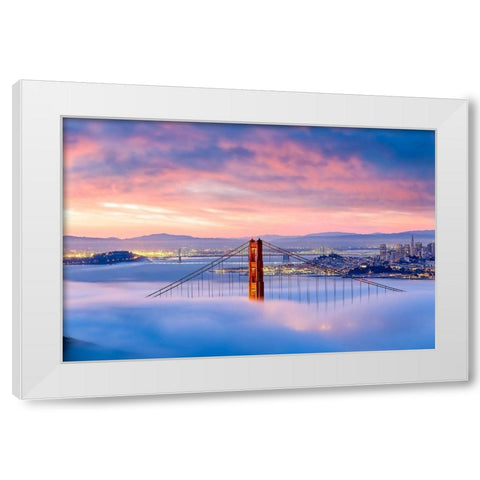 Anomaly White Modern Wood Framed Art Print by Gordon, Dave