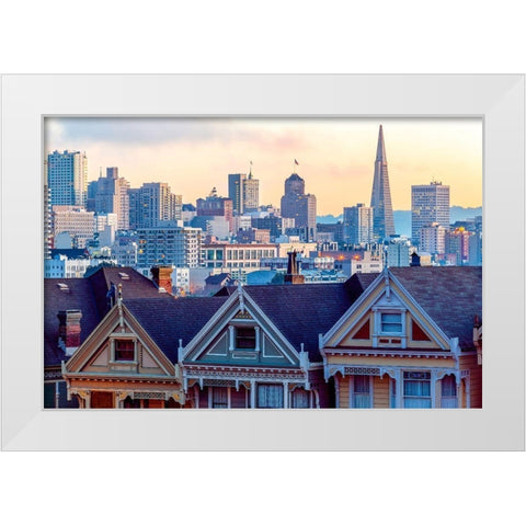 Beautiful Time White Modern Wood Framed Art Print by Gordon, Dave