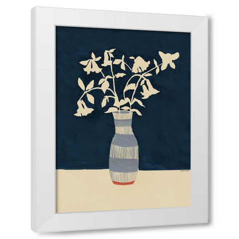 Limoges Vase White Modern Wood Framed Art Print by Galante, Megan