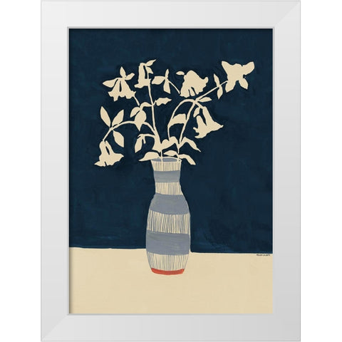 Limoges Vase White Modern Wood Framed Art Print by Galante, Megan