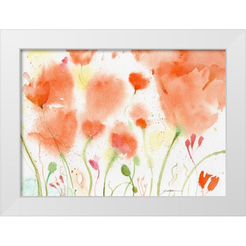 California Dreaming White Modern Wood Framed Art Print by Golden, Sheila