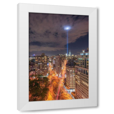 Rooftop Break White Modern Wood Framed Art Print by Getty, Bruce