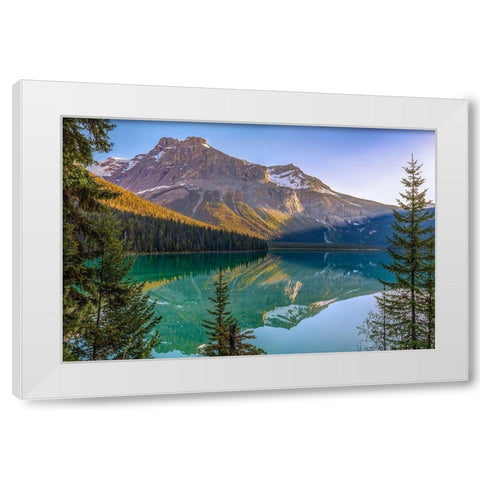 Eternal White Modern Wood Framed Art Print by Gordon, Dave