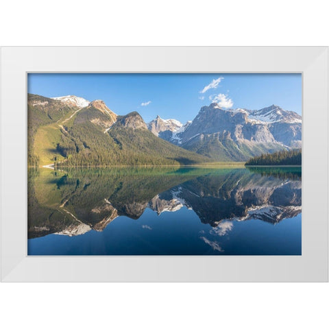 Glacial Majesty White Modern Wood Framed Art Print by Gordon, Dave