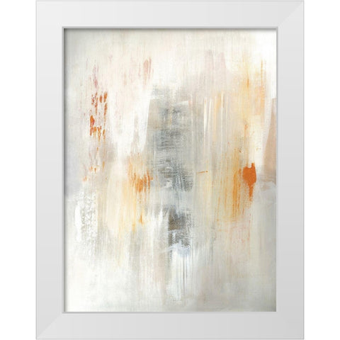 Far and Away White Modern Wood Framed Art Print by Greenberg, Ilana