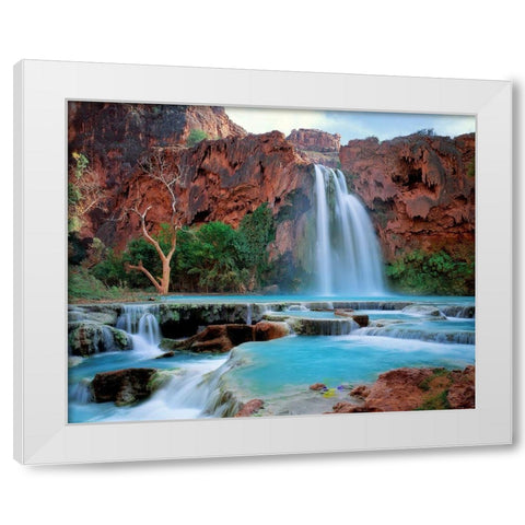 Havasu Before Flood White Modern Wood Framed Art Print by Gavrilis, John