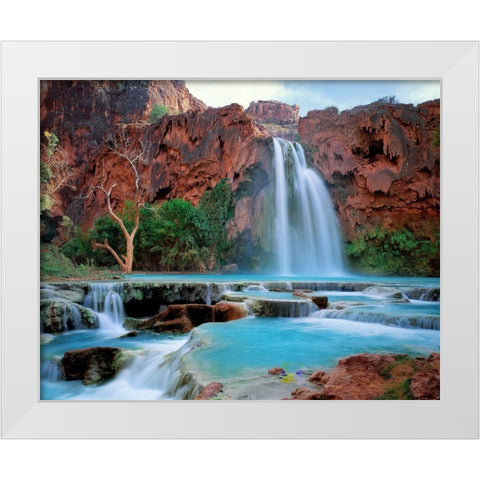 Havasu Before Flood White Modern Wood Framed Art Print by Gavrilis, John