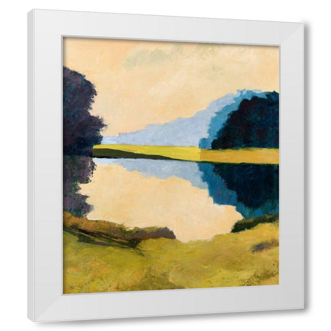 Local Reflections White Modern Wood Framed Art Print by Gordon, Toby