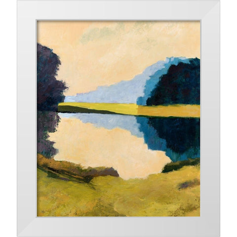 Local Reflections White Modern Wood Framed Art Print by Gordon, Toby