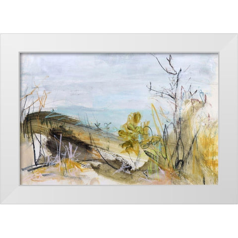 Over The Dune, Clarkes Beach White Modern Wood Framed Art Print by Gordon, Ann