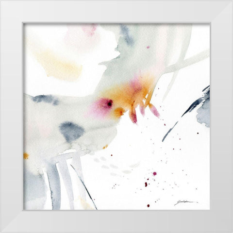 Exploration White Modern Wood Framed Art Print by Golden, Sheila
