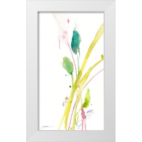 Promise of Spring White Modern Wood Framed Art Print by Golden, Sheila