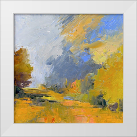 Changes White Modern Wood Framed Art Print by Gordon, Toby