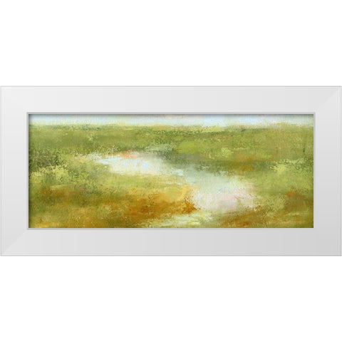 Cape Cod Marshes White Modern Wood Framed Art Print by Gould, Laura Graham