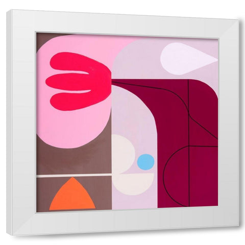 Interlude White Modern Wood Framed Art Print by Griese, Marion