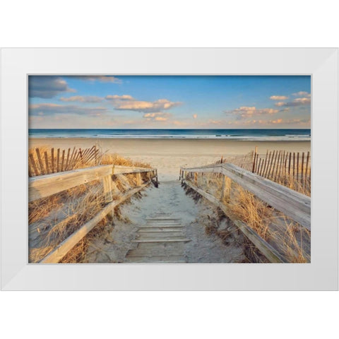Waiting for Summer White Modern Wood Framed Art Print by Gendreau, Katherine