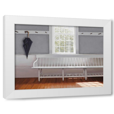 Forgotten White Modern Wood Framed Art Print by Gobin, Carol