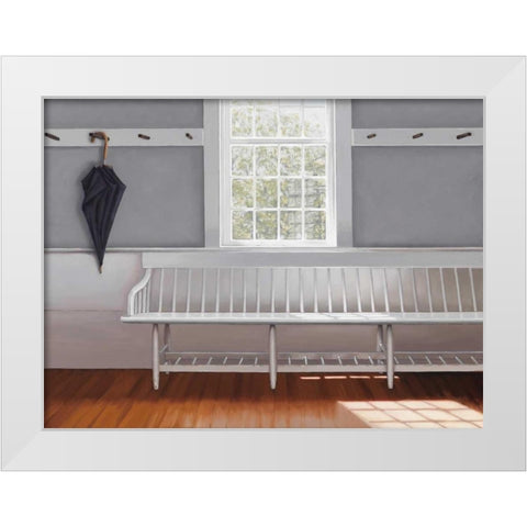 Forgotten White Modern Wood Framed Art Print by Gobin, Carol