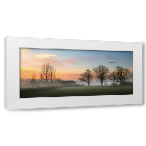 The Mist White Modern Wood Framed Art Print by Goncalves, Adelino