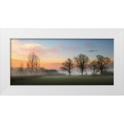 The Mist White Modern Wood Framed Art Print by Goncalves, Adelino