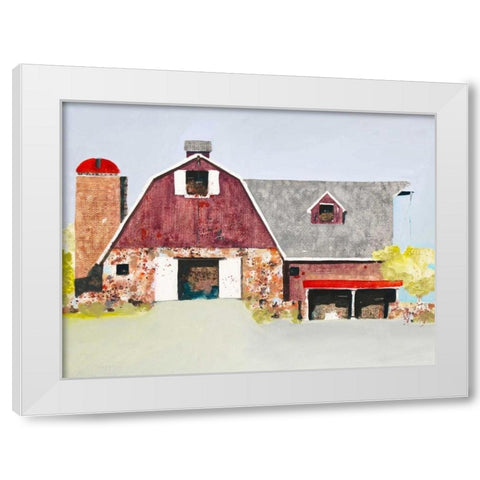 Barn No. 2 White Modern Wood Framed Art Print by Grant, Anthony