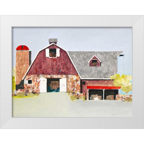 Barn No. 2 White Modern Wood Framed Art Print by Grant, Anthony