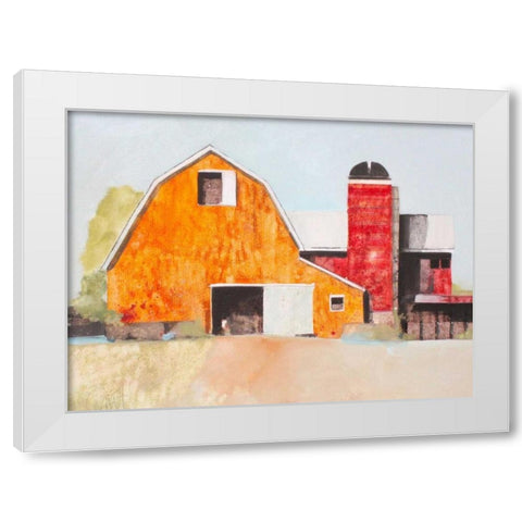 Barn No. 3 White Modern Wood Framed Art Print by Grant, Anthony