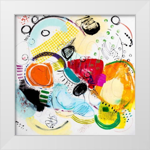 Silver Lake Series #2 White Modern Wood Framed Art Print by Greene, Serene