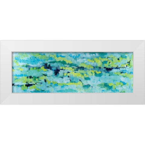 Except When Soft Rains White Modern Wood Framed Art Print by Gonda, Tamara