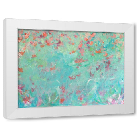 Sunday Driving White Modern Wood Framed Art Print by Gonda, Tamara